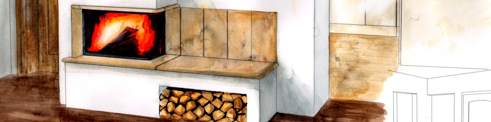 Grundofen, Speicherkamin, Heizkamin, Warmluftofen, Huber GmbH - Die Wärme